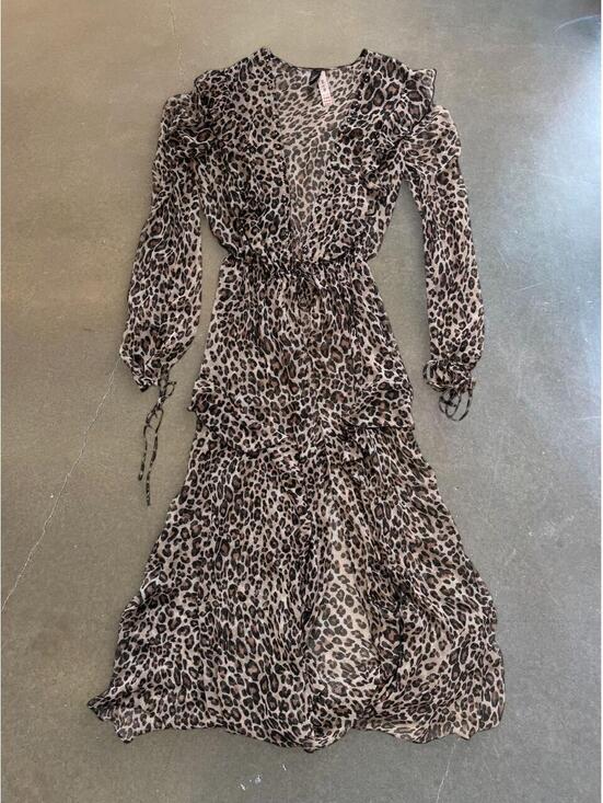 Victoria's Secret Other - Victoria’s Secret Leopard Print Sheer Duster Robe | Women’s XS/S